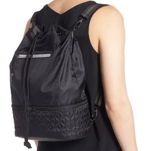 Quilted backpack